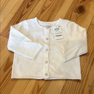 First Impressions White Button Down Kids Shirt